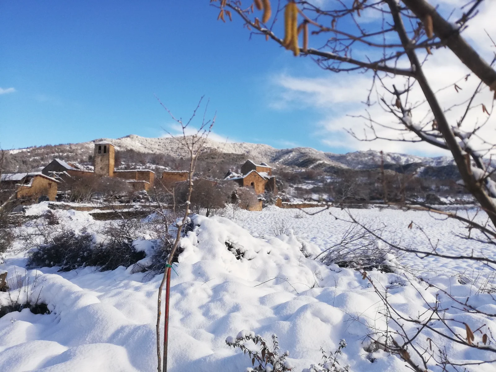 Gillué, pirineo aragonés nevado