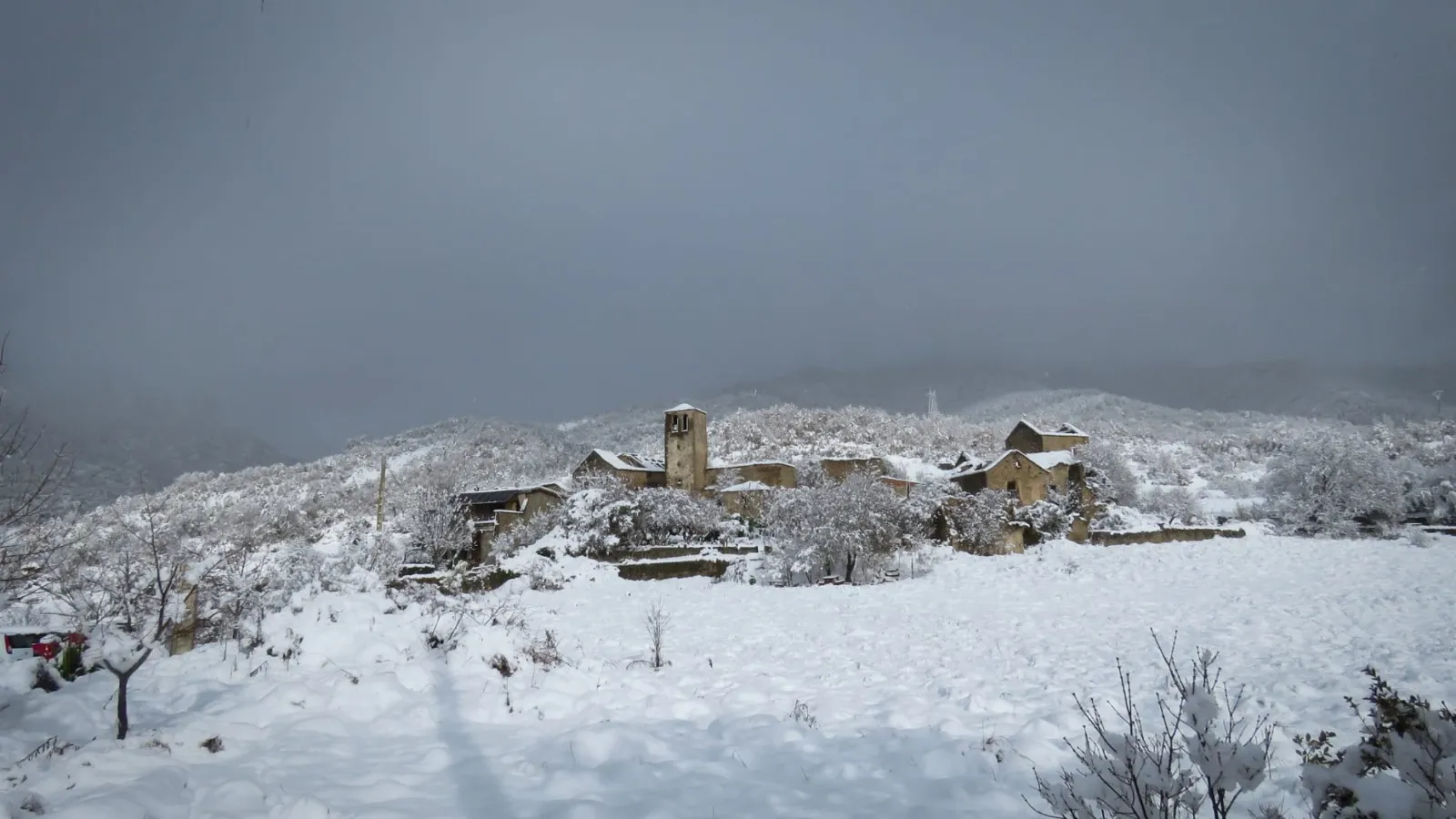 Casa rural para ver el Pirineo Nevado