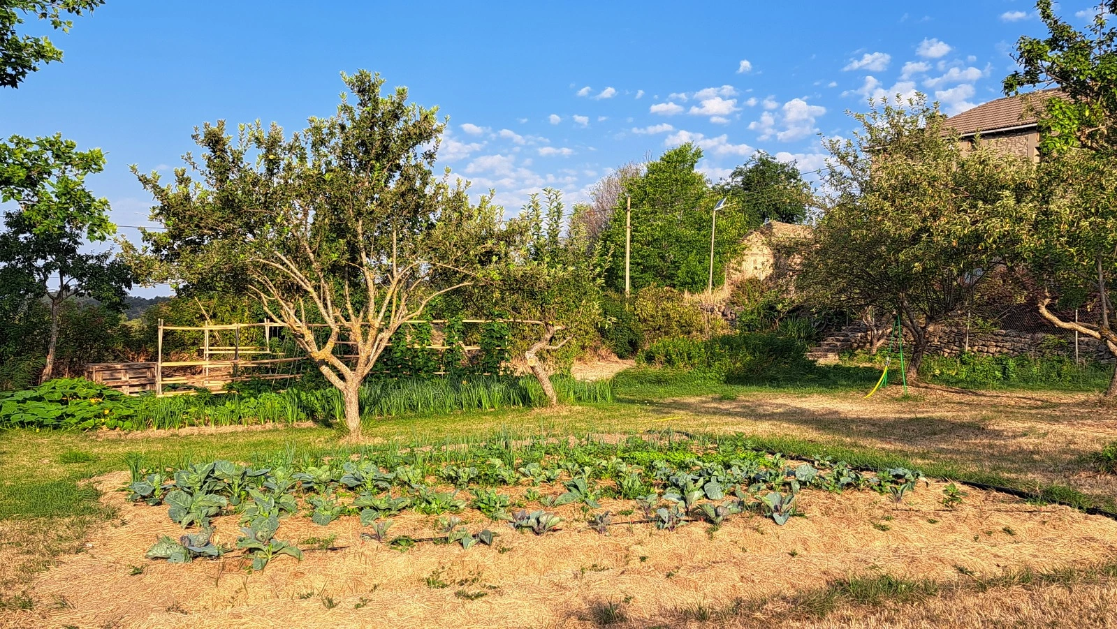 Huerto en el Pirineo en la Casa Rural Gillué